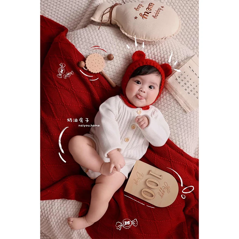 

Babys Centennial Photography Studio Photography Clothing Props Childrens Photography Clothing New Christmas Bear Theme