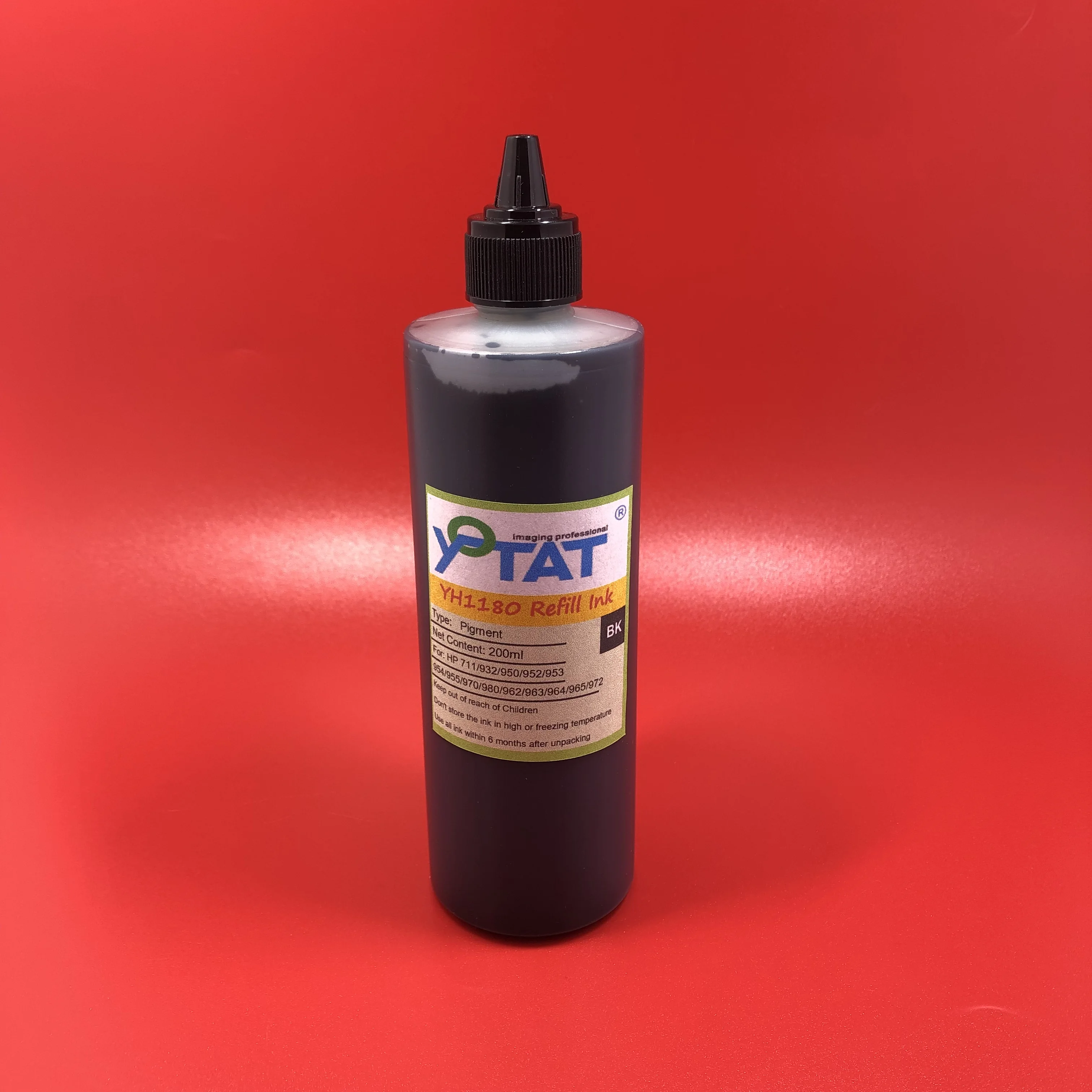 YOTAT 4×200ml Pigment ink Refill Ink for HP 711 932 933 950 951 952 953 954 955 962 963 964 965 970 971 972 973 974 975 980 981