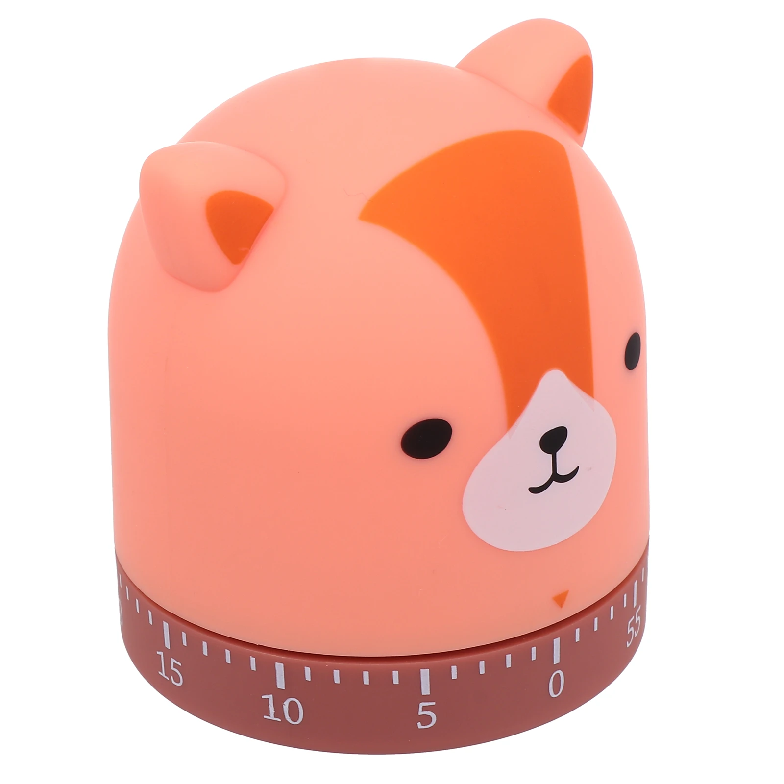

1pc Kitchen Timer Mechanical Cartoon Fox Shape Household Countdown Timing Tool For Cooking Learning Fitness Simple Analog Device