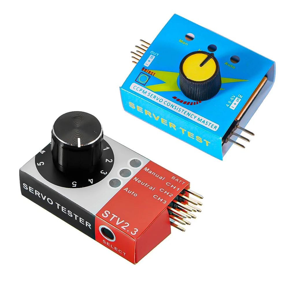 Servo Tester digitale/Tester di consistenza ESC Misurazione dello sterzo per FPV RC Elicottero Aereo Auto Servo Tester Strumento