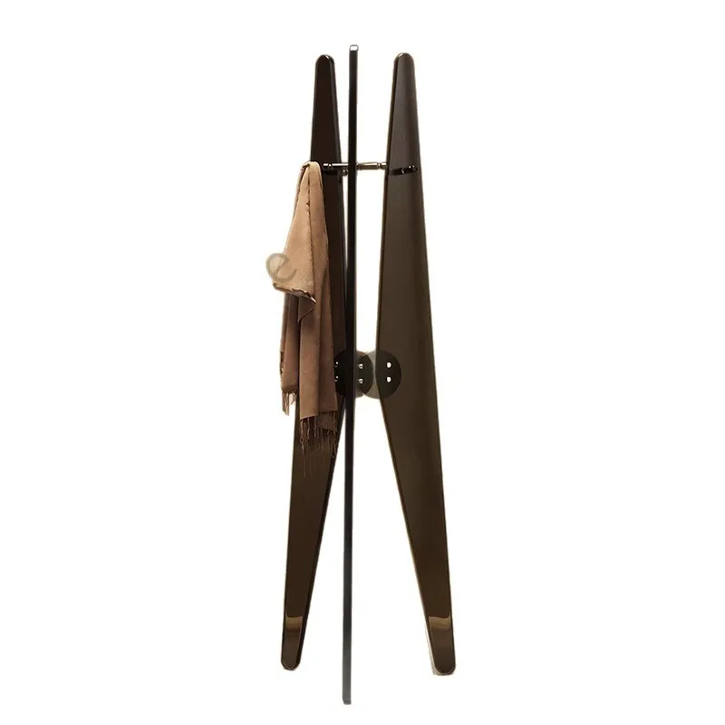 

Coat rack high-grade acrylic product accessories walnut drying rack assembly style