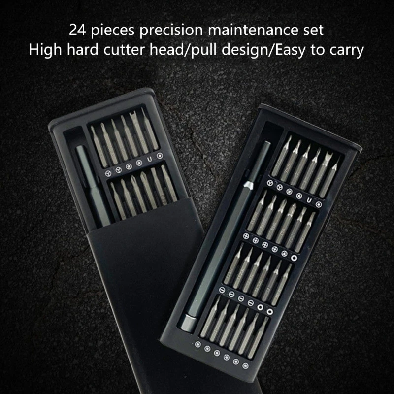 Juego destornilladores precisión 25 en 1 Destornillador precisión 25 en 1 destornillador pequeño para PC Gafas