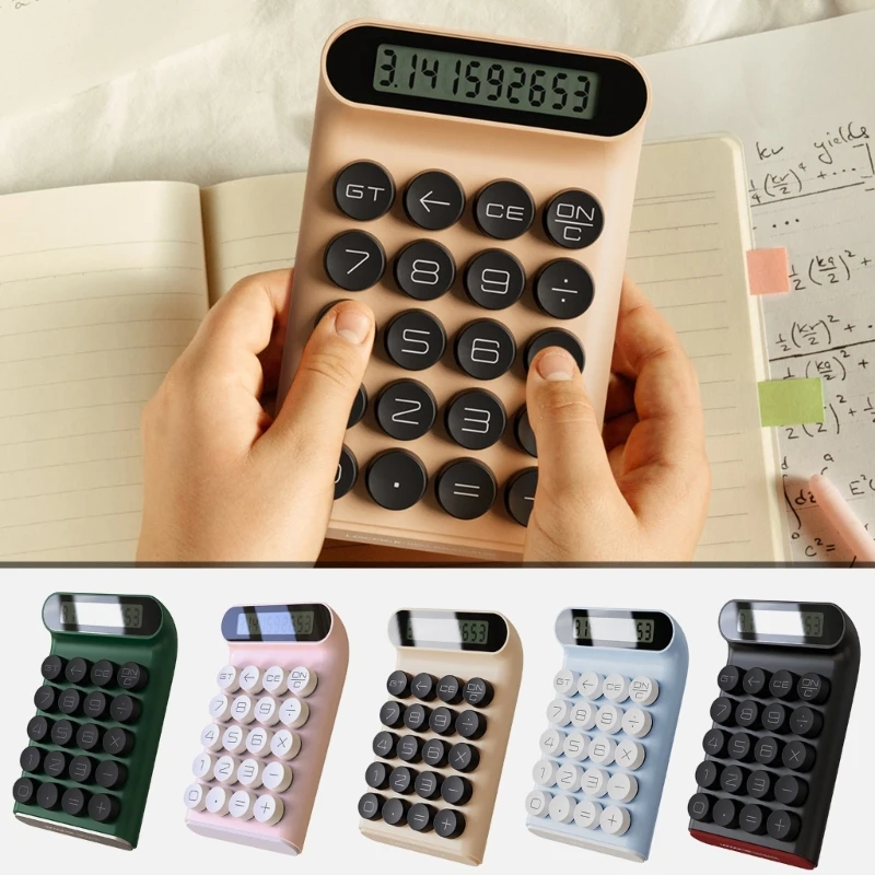 Modern Design Mechanical Keypad Calculator User Friendly Display Calculator Dropship