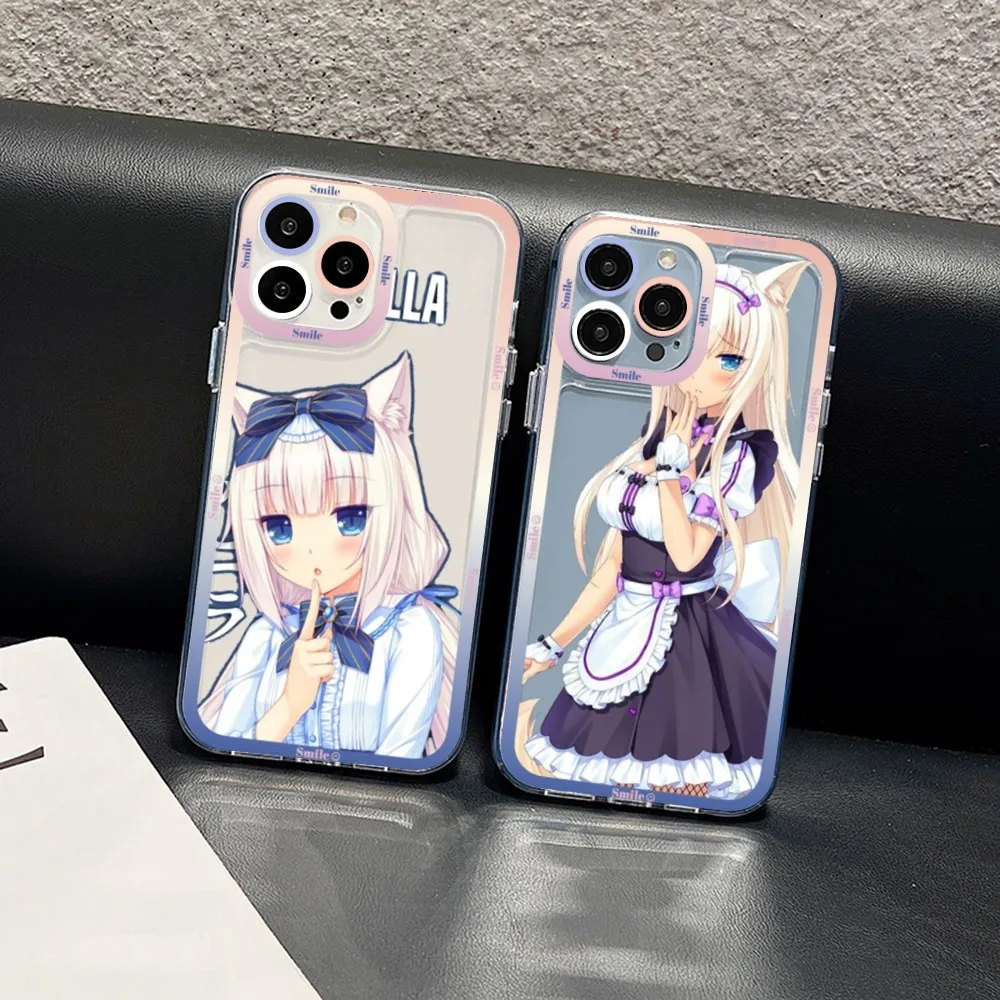 Cartoon Nekopara Phone Case For Samsung S 20 S 21 S 22 S 23 Lite Plus Ultra Mobile Cover