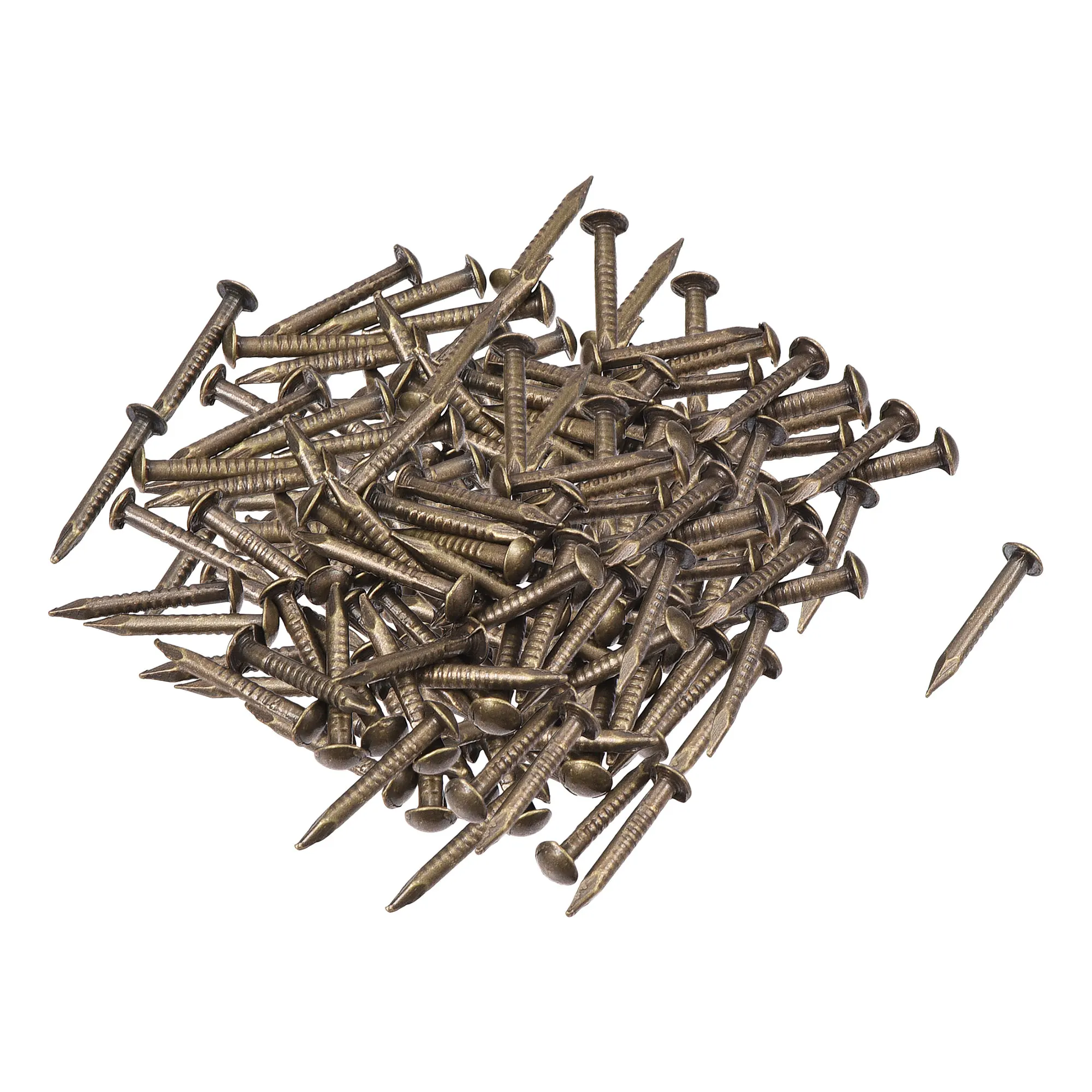 

Uxcell Small Tiny Brass Nails 1.2x10mm for DIY Wooden Hardware Accessories 200pcs