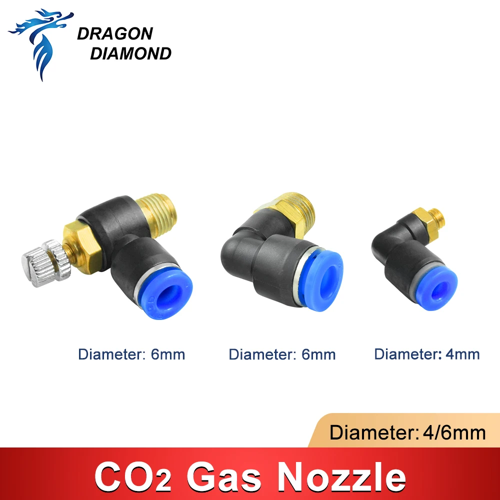 2Pcs Co2 Laser Gas …