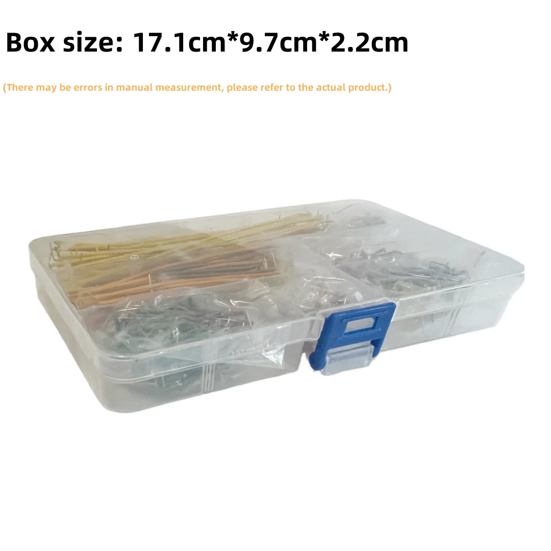 560pcs in Box: 14 Types of Breadboard-Specific Wires (40pcs for Each Length) – Breadboard Jumper Wires / Connecting Wires