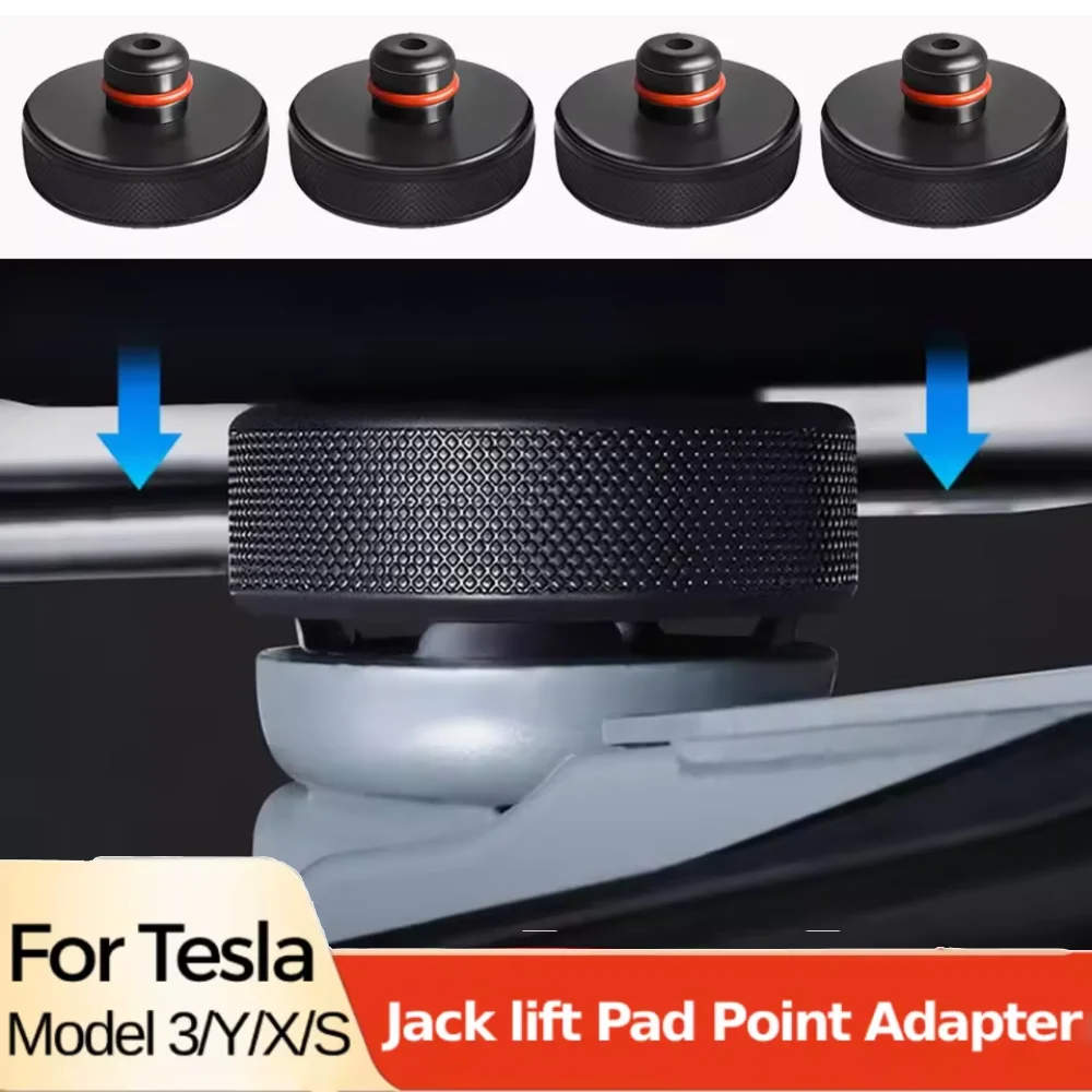 

Lifting Jack Pad Point Adapter For Tesla Model 3 Model Y Juniper Model S Model X Accessories Rubber Lift Pucks Car Repair Tools