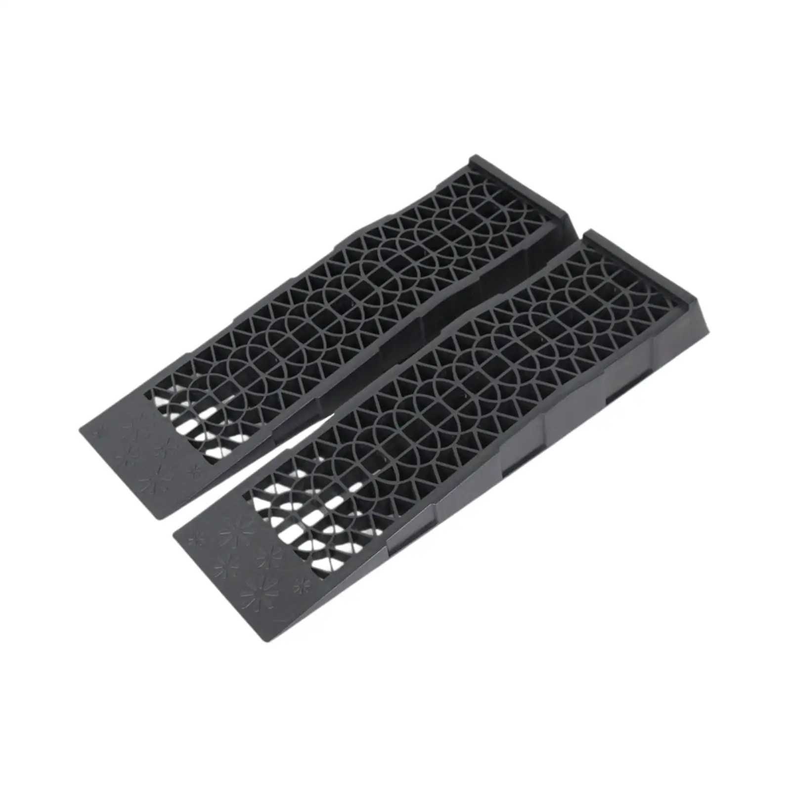 2x Car Ramps Car Service Ramps Home Garage Use Portable Low Profile for Jack Support Oil Changes Wheels Maintenance
