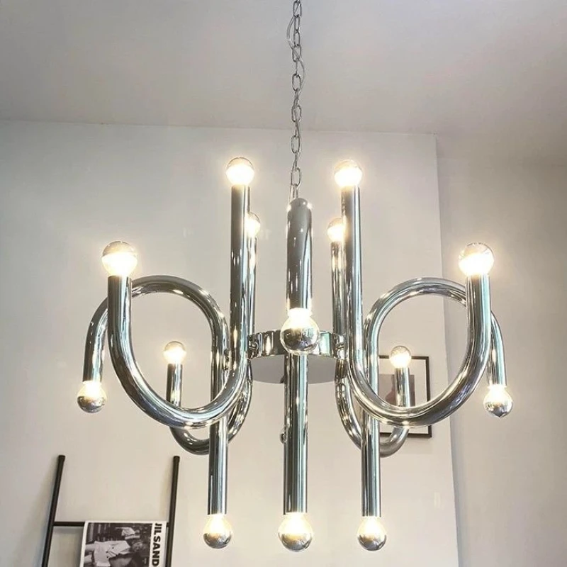 

Italian Medieval Style Living Room Chandelier, Nordic Creative Industrial Style Dining Room Bedroom Lighting Fixtures