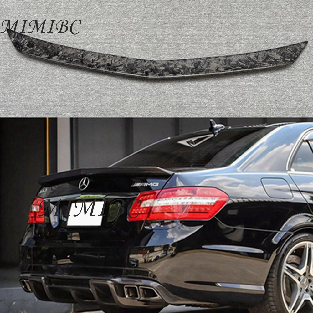 

FOR Mercedes-Benz E-Class W212 4Door Sedan V Style Carbon Fiber Rear Spoiler Trunk Wing 2009-2019 FRP Forged carbon