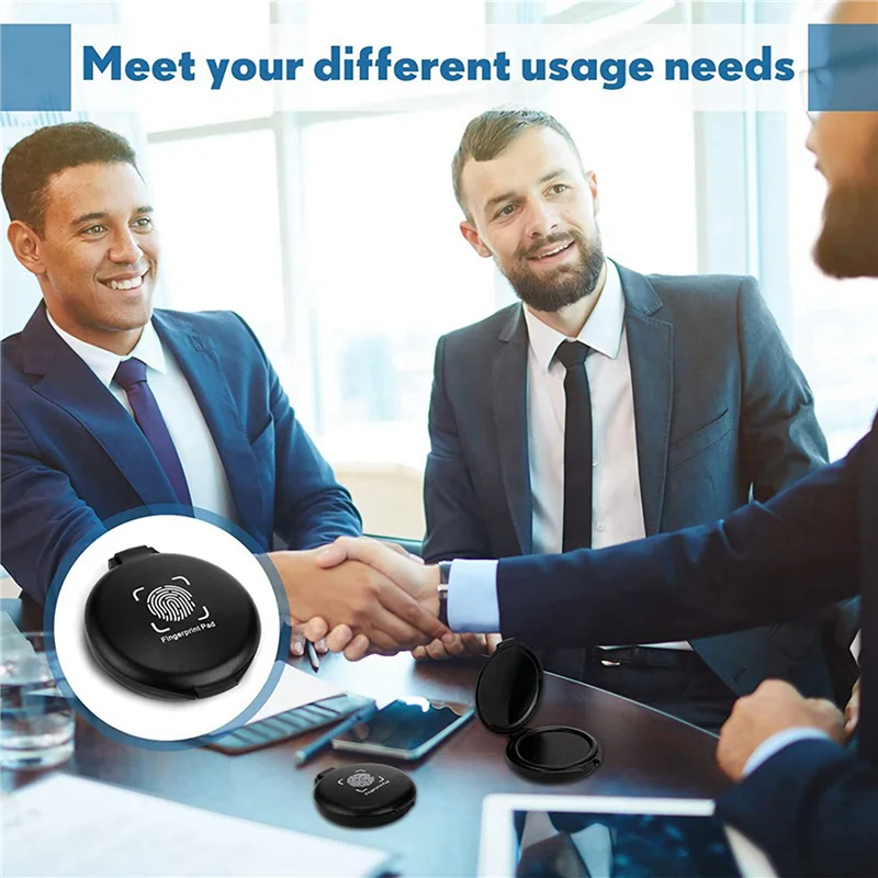 

80 Pcs Fingerprint Fingerprint Ink Pad Mini Black Stamp Ink Pad Notary Supplies Identification Security ID Fingerprint