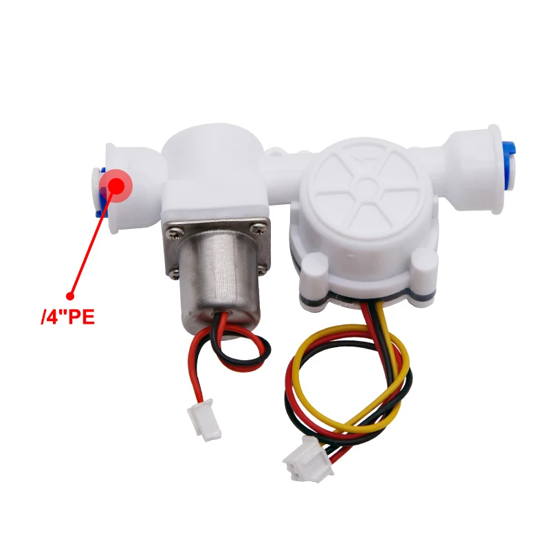 Imagem -03 - Sensor de Fluxo de Água com Válvula de Pulso Eletromagnético pe Pipe Flow Válvula Solenóide Válvula Integrada 1.75mpa 14 dc 1.85v