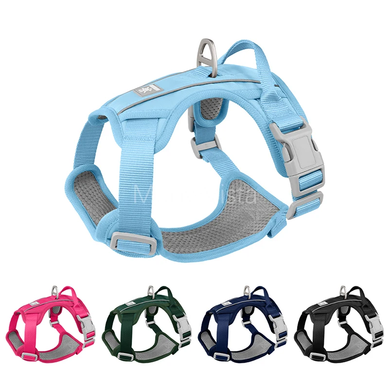 

Anti-Pull Dog Harness with Control Handle Soft Padded Breathable Adjustable Safety Vest for Medium Large Dogs Walking Running