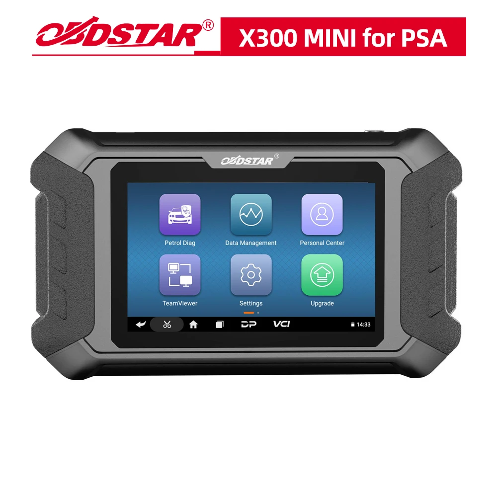 

OBDSTAR X300 MINI PSA Support for Peugeot / Citroen / DS Key Programming and Cluster Calibration Support Oil Service Reset