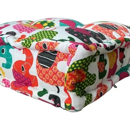 Cotton Shop Elephant Biscuit Floor Cushion-Pallet Cushion