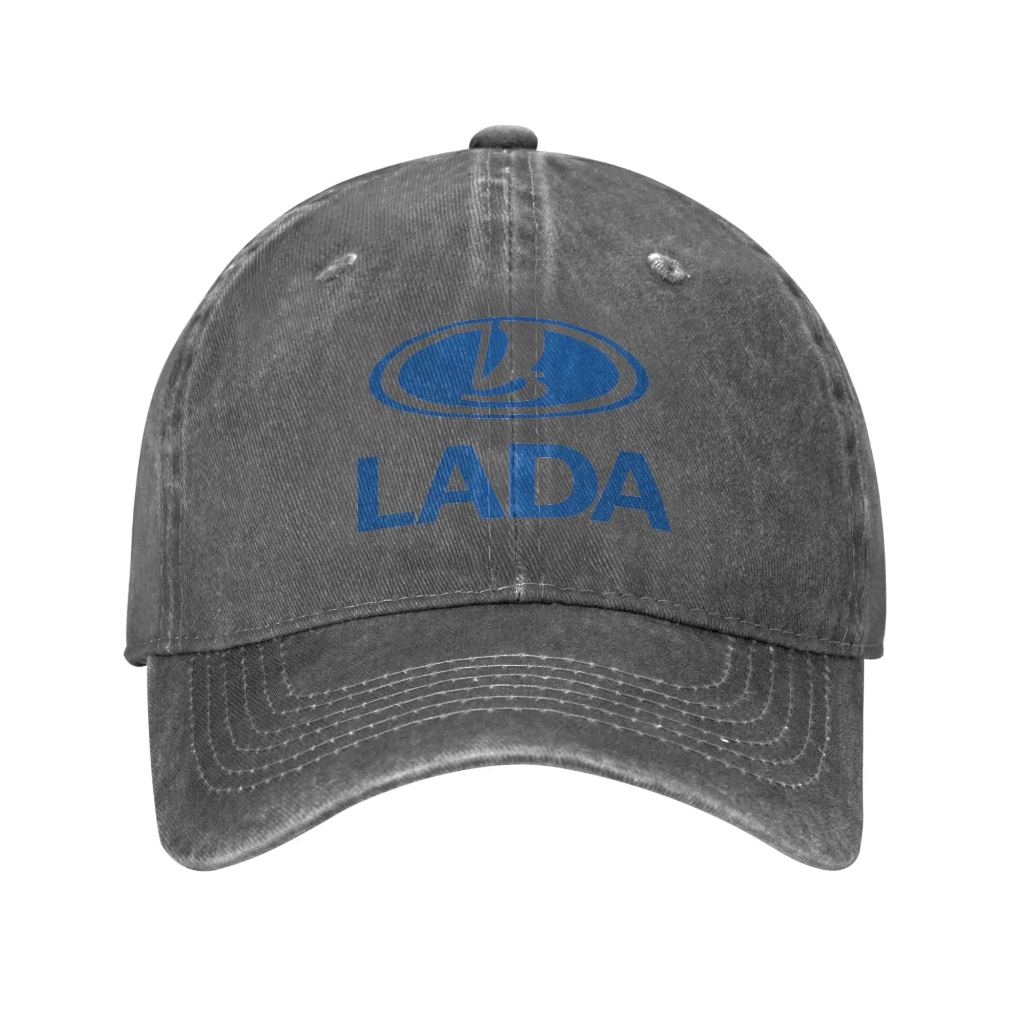 Best seller lada car merchandise Denim Fabric Cap Casual Baseball Caps Adjustable Hat Summer Unisex Baseball Hats
