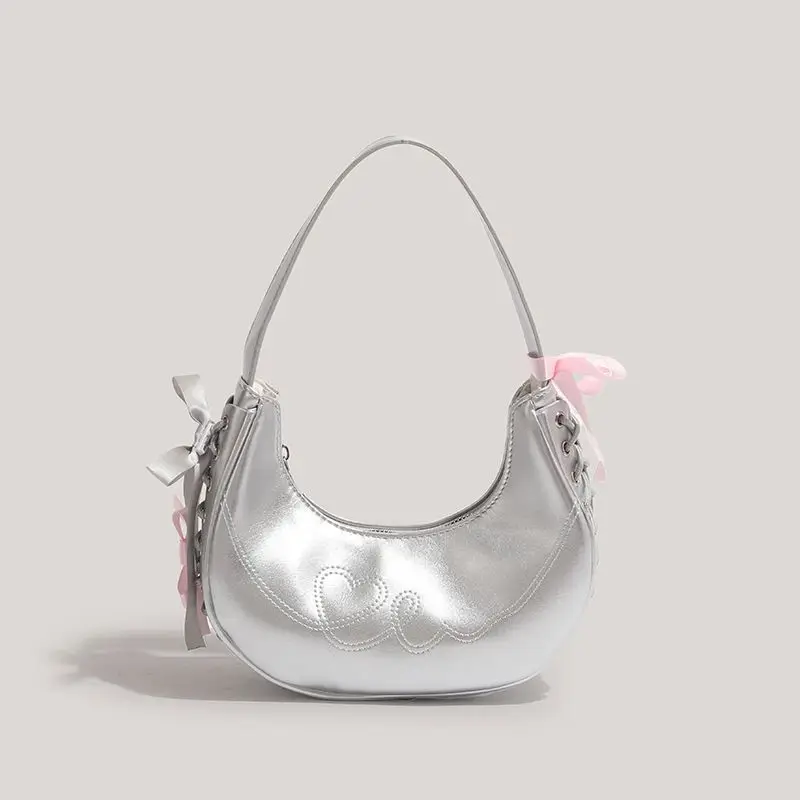 

Love Handbag Silver Armpit Crossbody Bag for Women Сумки на плечо Кошелек и сумки Дизайнерские сумки Bolsos De Mujer Сумка Женская