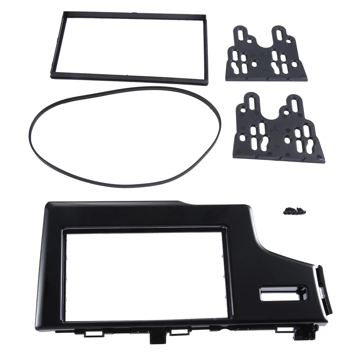 Car Radio DVD Fascia for Honda Fit Jazz 2014-2018 LHD Car Panel Dash Mount Trim Installation Kit