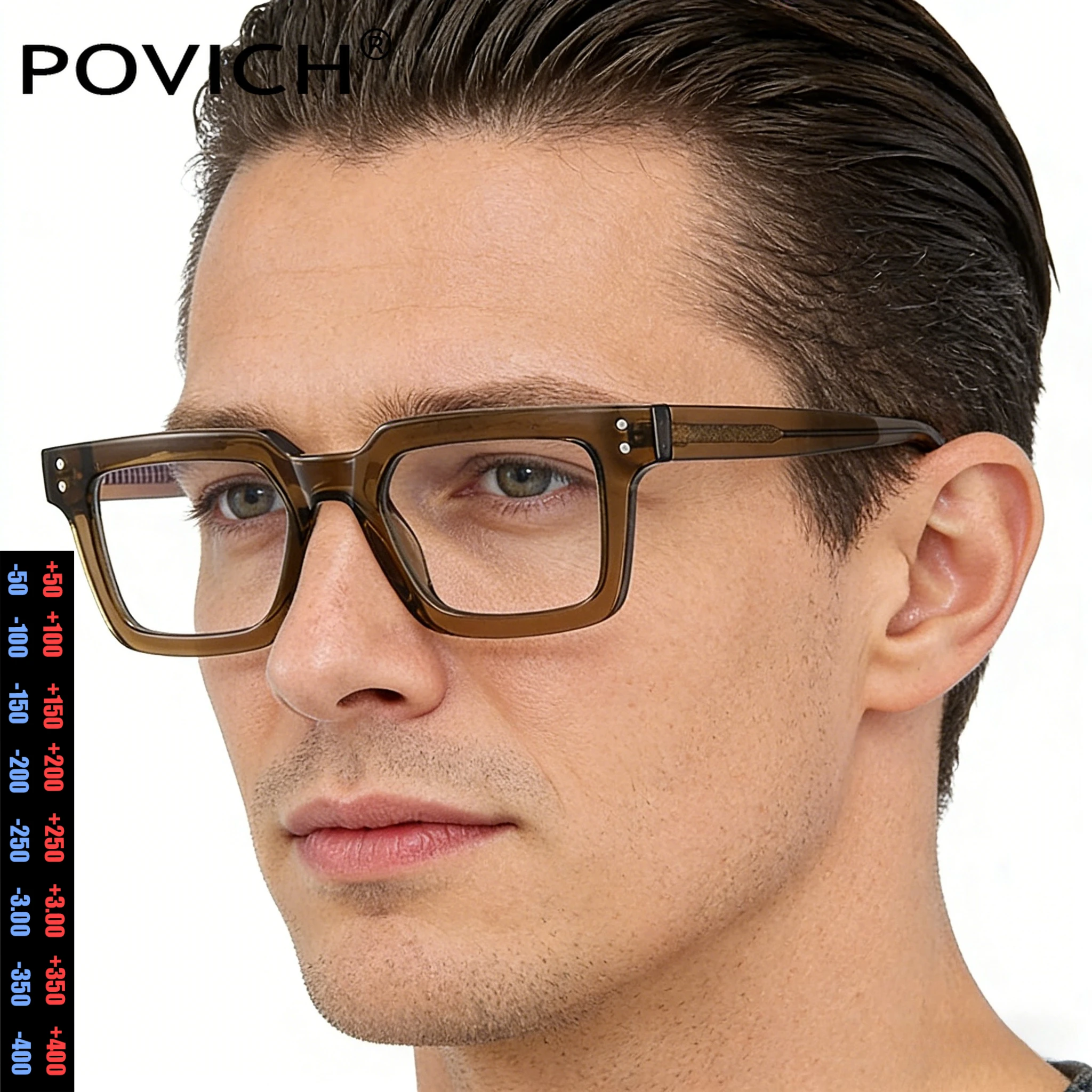 

НОВЫЕ квадратные очки с маленькими оправами TR90, классический дизайн, модные и простые, с защитой от синего света, для чтения, с возможностью индивидуальной настройки по рецепту