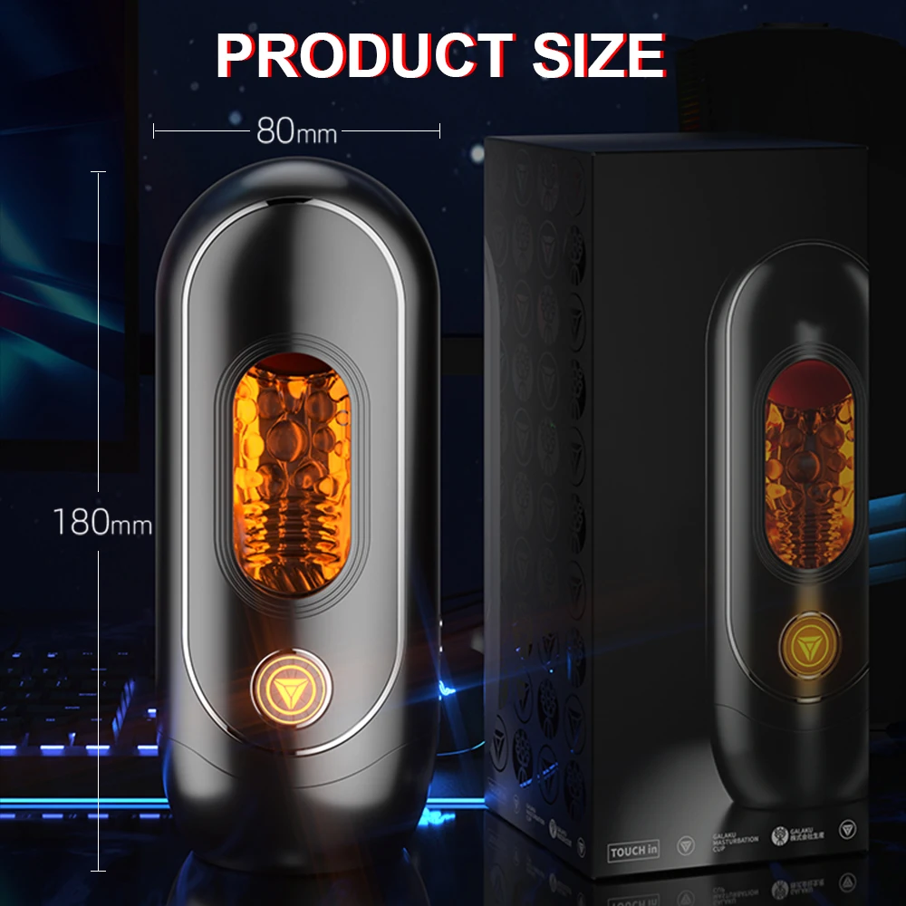 APP Control Automatic Male Masturbator For Men Telescopic Rotation Silicone Vagina Masturbation Sex Toys for Men Mastubator