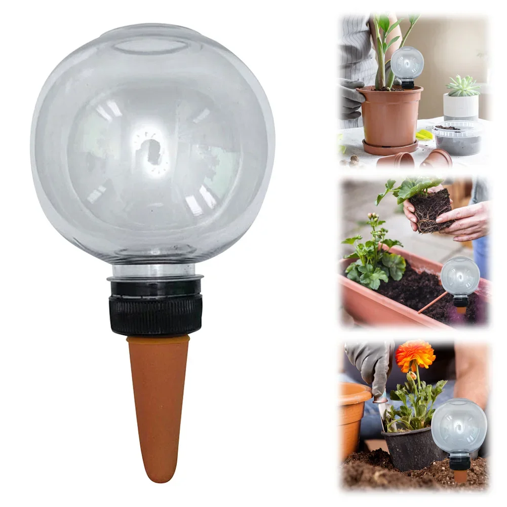 

4Pcs 500ML Plant Watering Globes Transparent Automatic Watering Bulbs Auto Watering Tool for Indoor Outdoor Plant