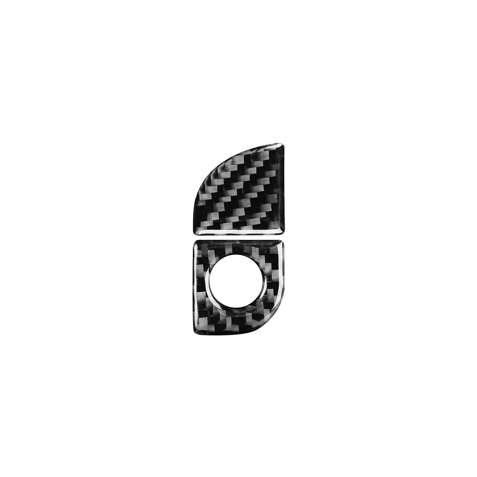 For Lexus GS S190 2006-2011 Accessories Real Soft Carbon Fiber Car Interior Glove Box Handle Panel Cover Trim Sticker