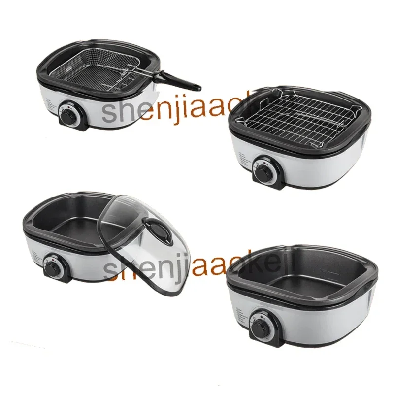 Home Appliances Electric Hot Pot Thickening Cooker Multifunctional-cooker Non-stick Cooking Pan Steam/Hot Pot Grill Warm Deep F