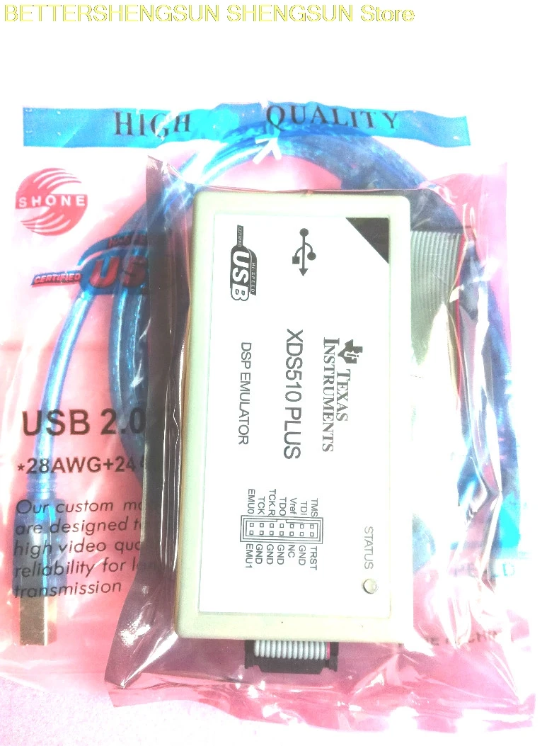 

SEED-XDS510 PLUS DSP programmer DM350 C6414 F240 tms320lf2406