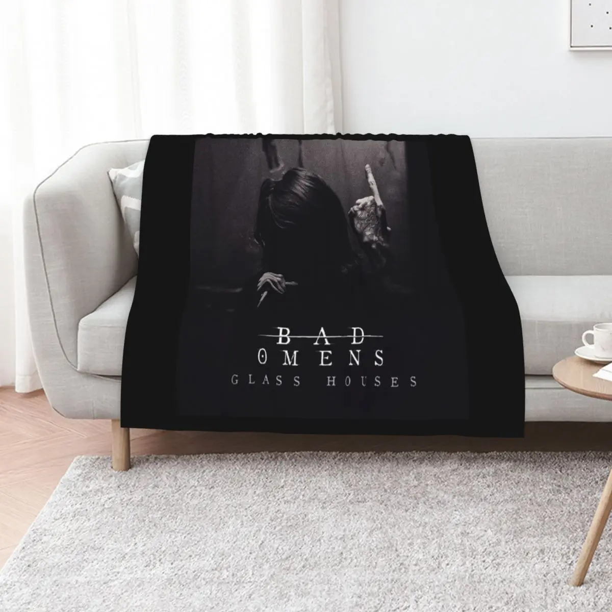 

Bad Omens - Glass Houses Throw Blanket Beach Decorative Beds Plush Hairys Blankets