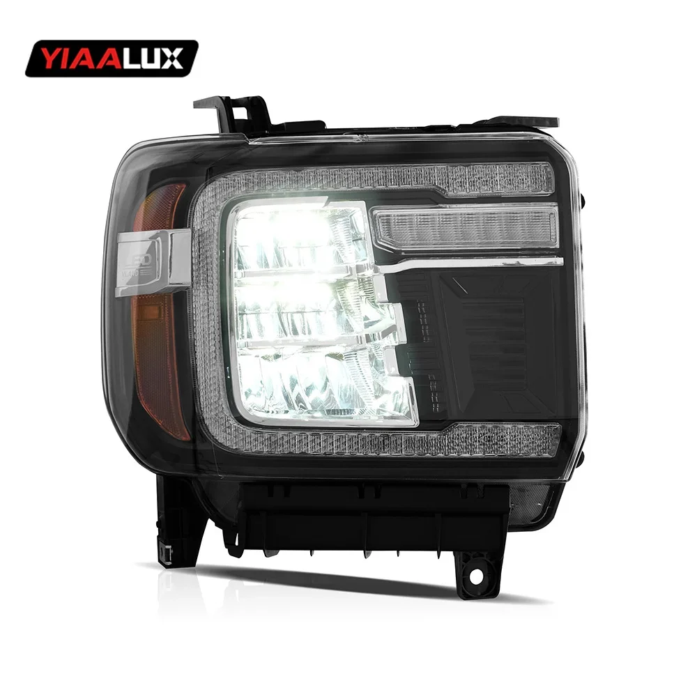 Vland High Quality Car LED Headlight Front Lights Assembly For GMC 2014-2018 Sierra Led Daytime Running Lamp Accessories