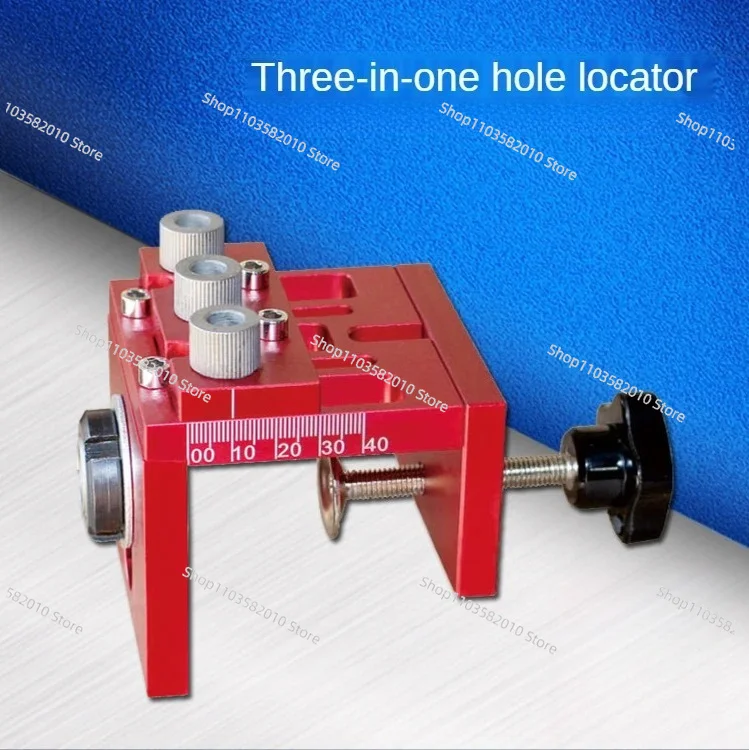 Multifunctional Woodworking 3 In 1 Hole Puncher Used for Furniture Connection Woodworking Tool Punch Locator