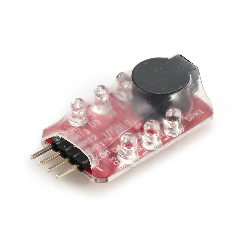 

2-3S Cell Lipo Battery Low Voltage Alarm Buzzer Speaker LED Indicator BB Sound Low Voltage Alarm Buzzer Dropshipping Wholesale