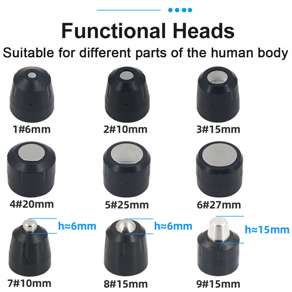 12Bar Pneumatic Shockwave Therapy Machine Effective for ED Treatment Spinal Correction Professional 2 in 1 Chiropractic Gun