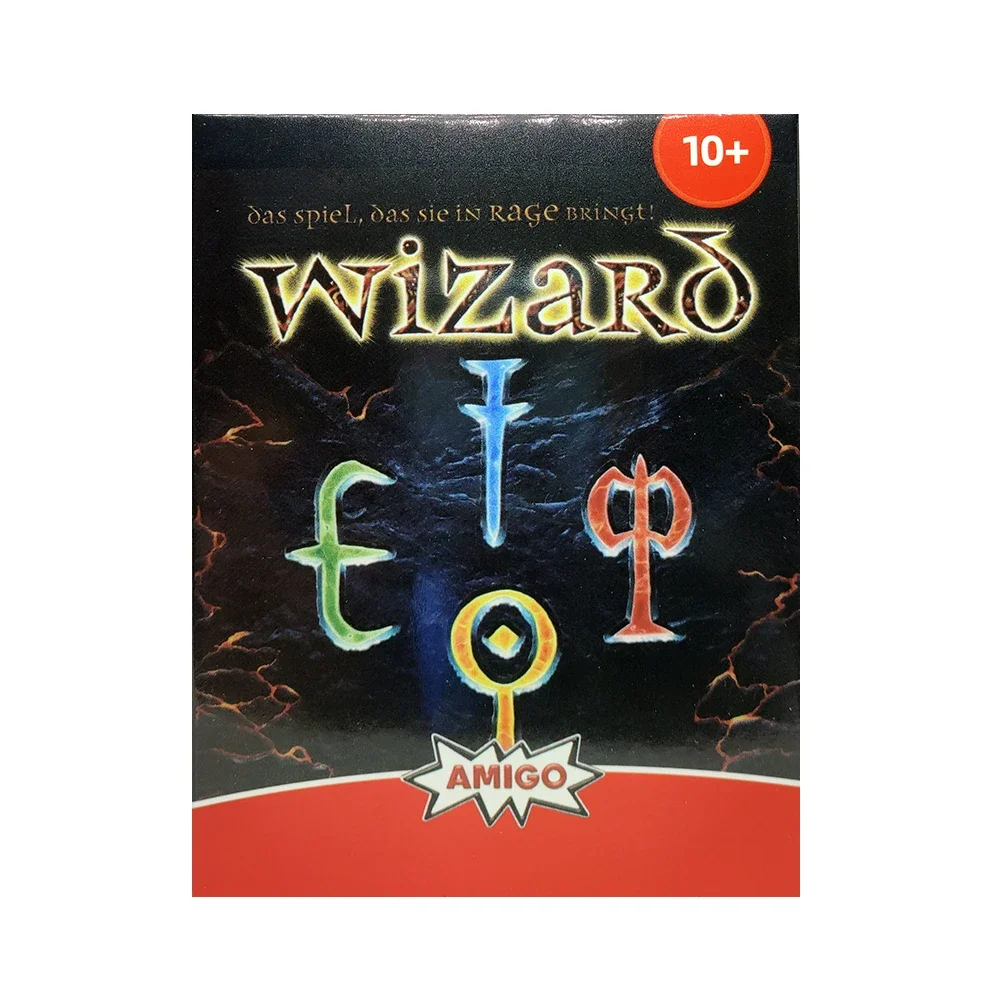 High Quality Wizard Cardgame French Greek Italian  Manuals In Bulgarian English Lithuanian German PDF Instructions Board Games