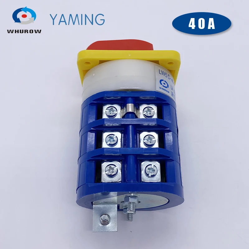 Yaming Electric LW5D-40F3055/3 40A 690V Three Position 3 Knots Silver Contact Universal Changeover Cam Switch