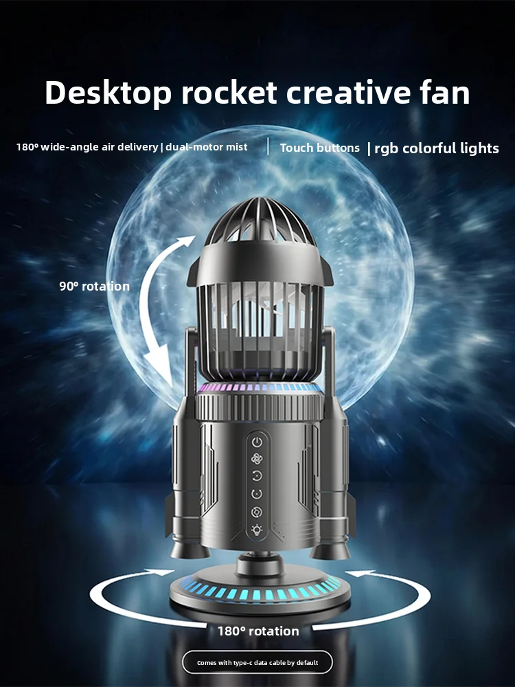 Usb Desk Fan - Ventilateur de bureau en forme de