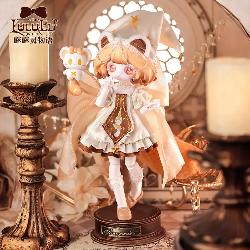 THE LULUELF STORY Series Limited Hanging Card Golden Bear Toys Cute Anime Peripheral Hanging  Gifts