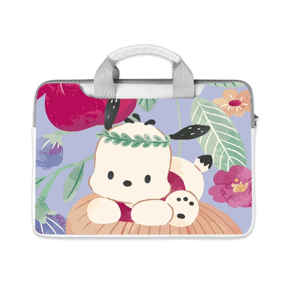 

Cartoon Hello Kitty Kurome Pachacco Laptop Bag 13 14 15 15.6 16 Inch Laptop for Macbook Computer Handbag Briefcase Holiday Gift
