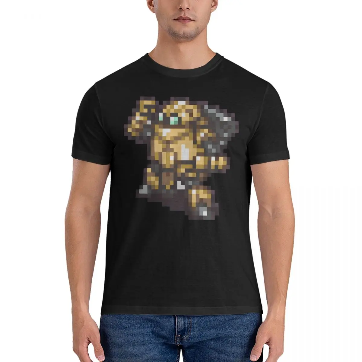 Robo T-Shirts for Men Chrono Trigger Fashion Cotton Tee Shirt Crewneck Short Sleeve T Shirts 4XL 5XL Clothing