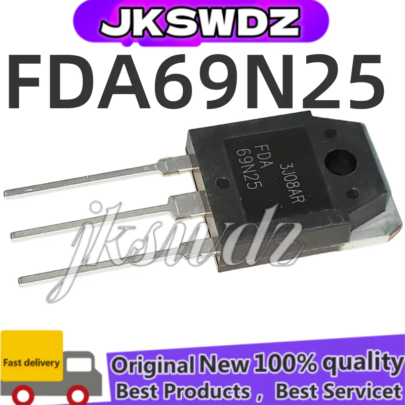 

10PCS FDA69N25 69N25 TO-3P 250V 69A Power MOSFET Transistor Imported Original Best Quality In Stock Fast Shipping