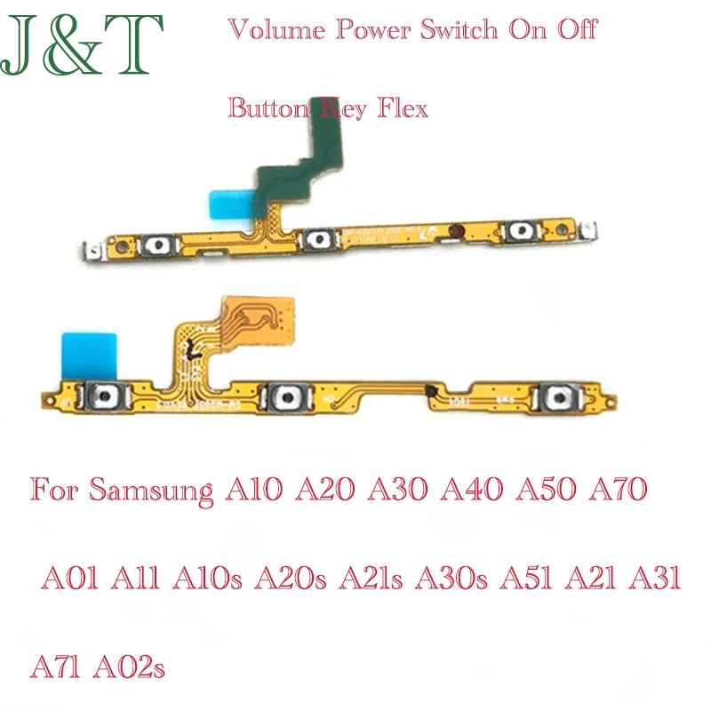 Volume Power Switch On Off Button Key Flex For Samsung A10 A20 A30 A40 A50 A70 A01 A11 A10s A20s A21s A30s A51 A21 A31 A71 A02s