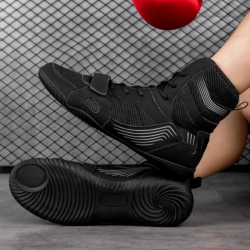 Profession elle Unisex High Top Wrestling Schuhe für Männer und Frauen Fitness, Boxen, Kampf training, Boxen und Kampfs tiefel