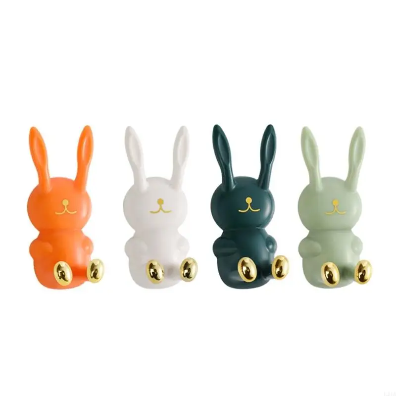 2025 New Cartoon Rabbit Wall Hook Hanger Multifunctional Hanging Bracket Supplies
