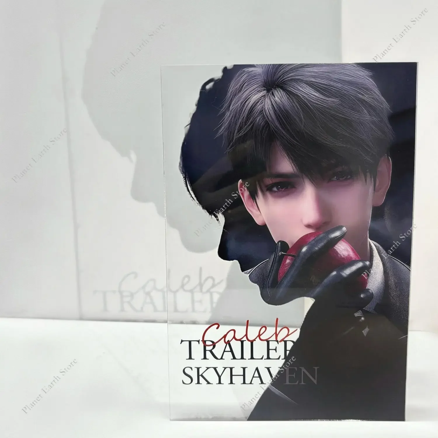 1/5 pezzi amore e spazio profondo creativo carta acrilica trasparente Sylus Rafayel Zayne Xavier Caleb Anime Shadow Card Desktop Decor