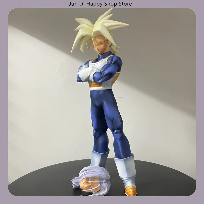 

31cm Dragon Ball Trunks Super Saiyan Battle Suit Standing Pose Anime PVC Figure Statue Desktop Decoration Gift​