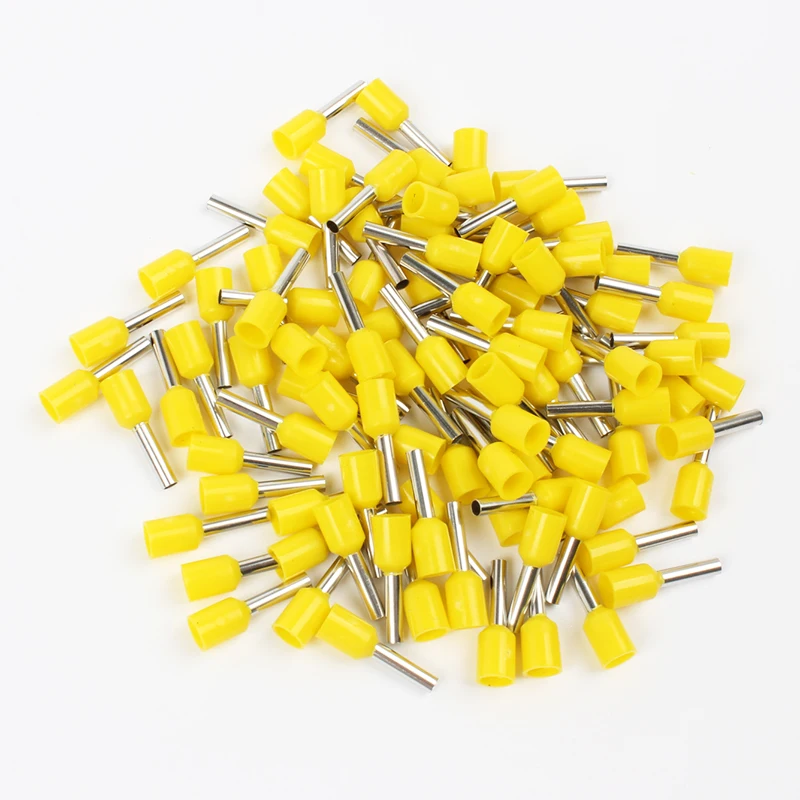 DIANQI E1508 terminali isolanti per tubi 1.5 mm2 100 pz/pacco connettore per cavi connettore terminale a crimpare isolante E-