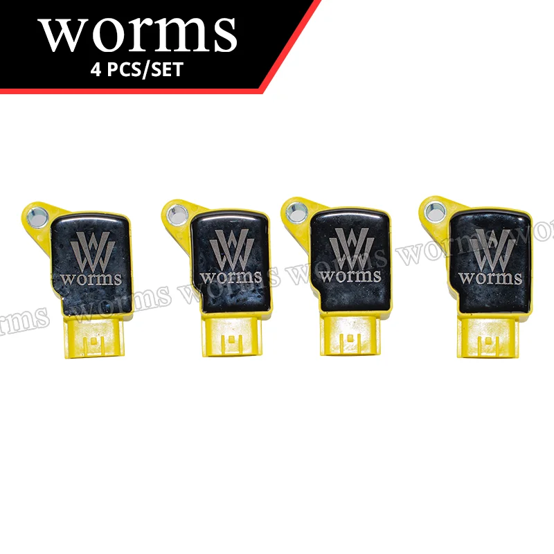 Worms Ignition Coil Racing Coil For Mazda 3 6 CX7 MX-5 Miata 2.0/2.3/2.5L L3G2-18-100A 4Pcs Set sistema de ignición