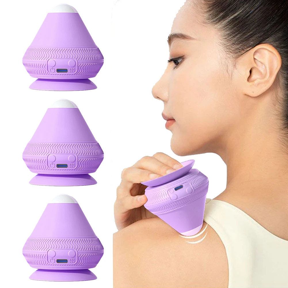 

Массажный мяч с подогревом и присоской, электрический вибрационный массажный мяч, перезаряжаемый миофасциальный инструмент для снятия стресса