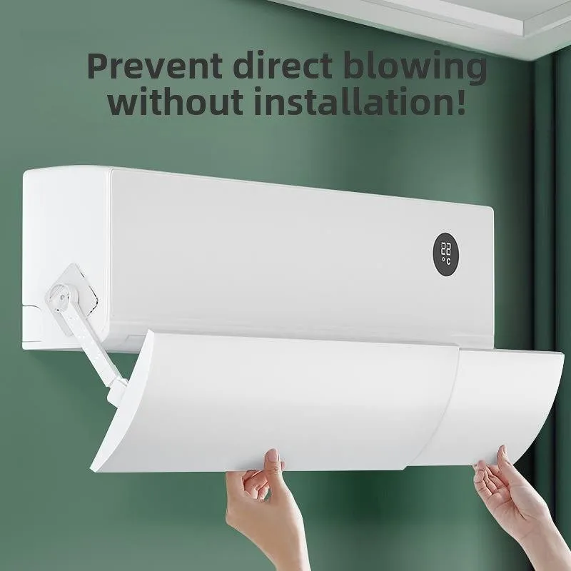 

Universal Air Conditioner Wind Directional Board Baby Protection Wall Mounted Wind Shield Board Infant Moon Stage Dust Cover